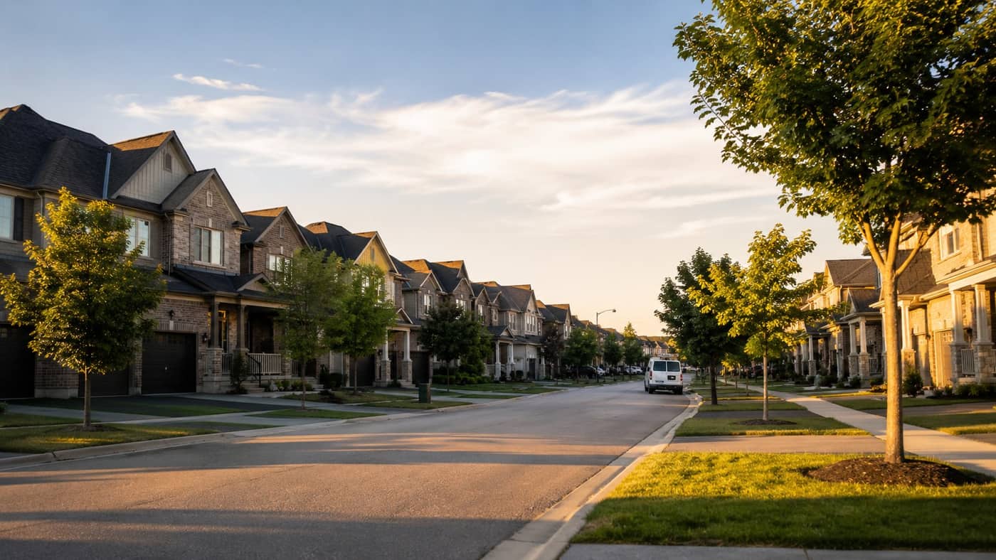 Guelph Ontario neighbourhood street